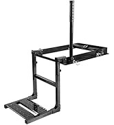 Foldable Pickup Truck Tailgate Ladder Rung Retractable Truck Tailgate Step with Telescopic Handra...