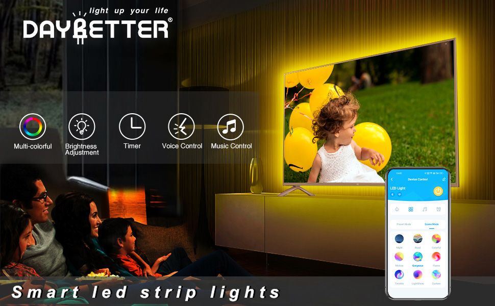 100FT Smart led light strips