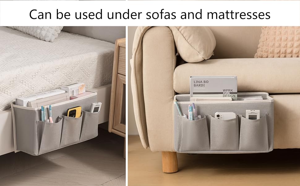 Bedside Caddy, Bedside Storage Caddy, Bedside Organizer, Bed Caddy , Bedside Hanging Storage Bag