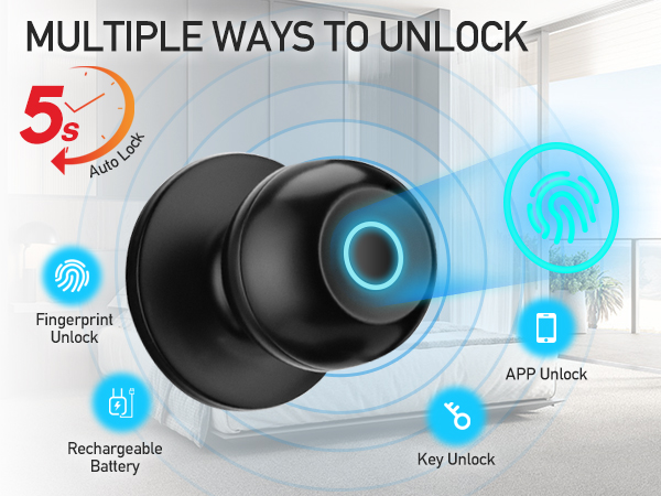 fingerprint door knob