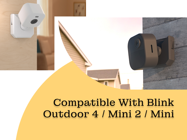 Zwolf Pack of 4 Wall Mount for Blink Camera Outdoor 4 