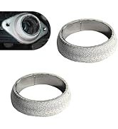 Diamall 2 PCS Car Exhaust Manifold Gasket, Grade Graphite Exhaust Manifold Gasket Muffler Gasket ...