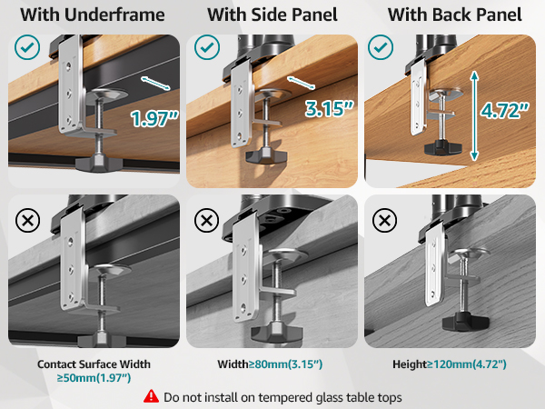 two monitor desk mount