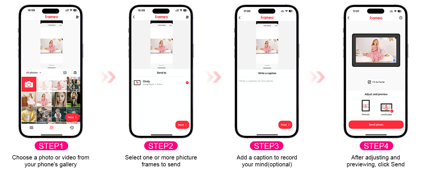 digital picture frame wifi