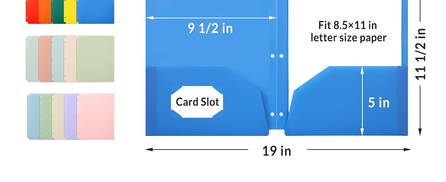 FOLDERS WITH POCKETS