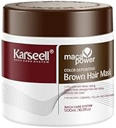 Karseell Hair Color Depositing Conditioner, Brown Hair Mask for Colored and Bleached Hair, Profes...