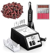 Professional Nail Drill Machine 20000 RPM Efile Electric Nail Filer Kit for Finger Toe Nails, Acr...