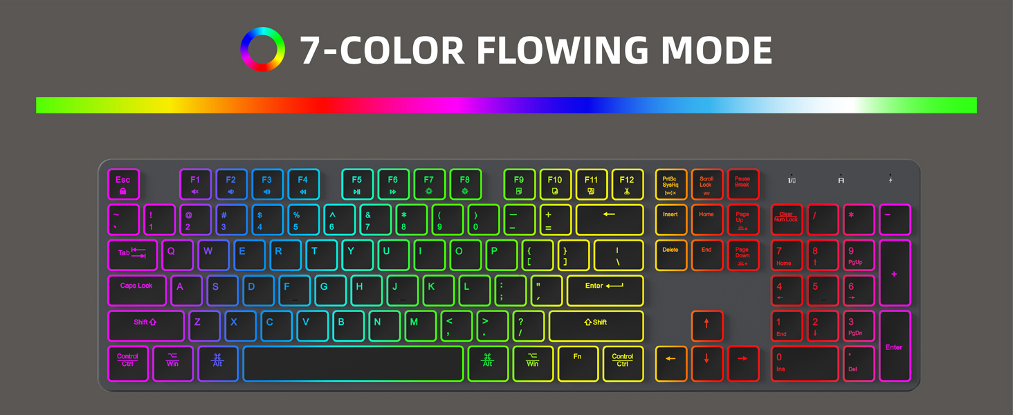 Find Your Colour - 7-Colour Flowing Backlight