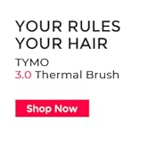 TYMO StyluxPro Thermal Brush Curling Brush - 800M Ionic Heated Round Volumizer with 3D Straighten