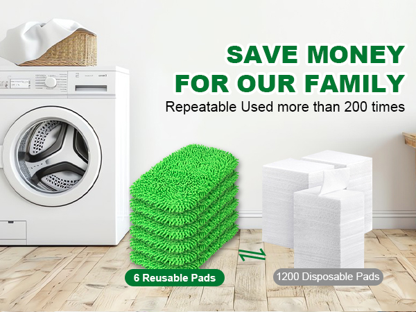 reusable swiffer mop pads