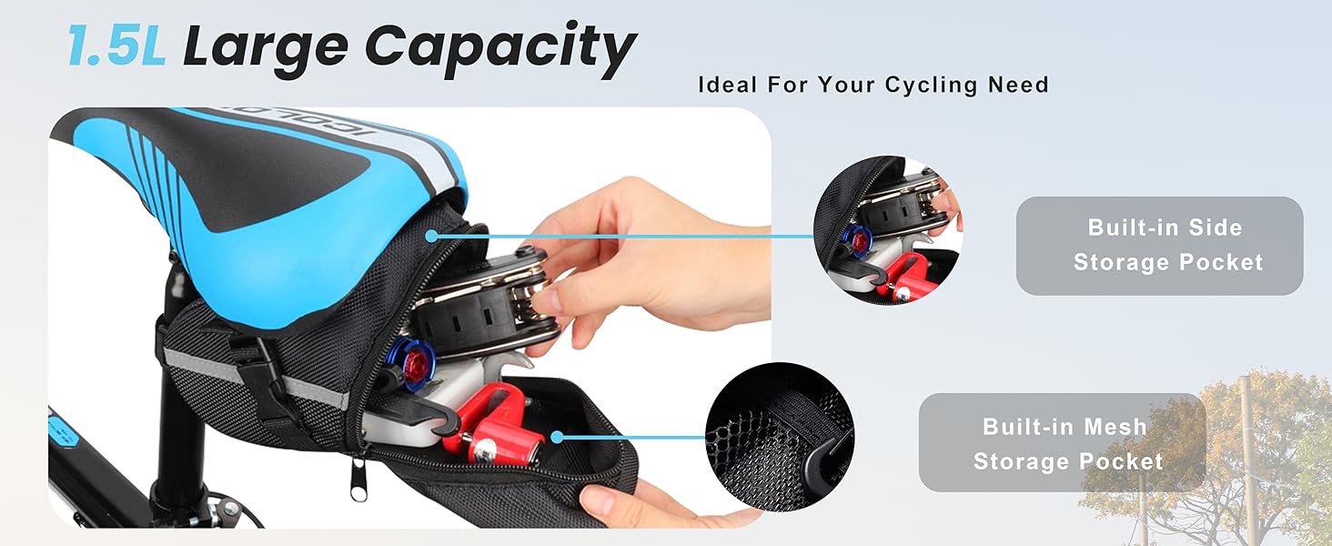 Bicycle Saddle Bag Under Seat Bicycle Bag