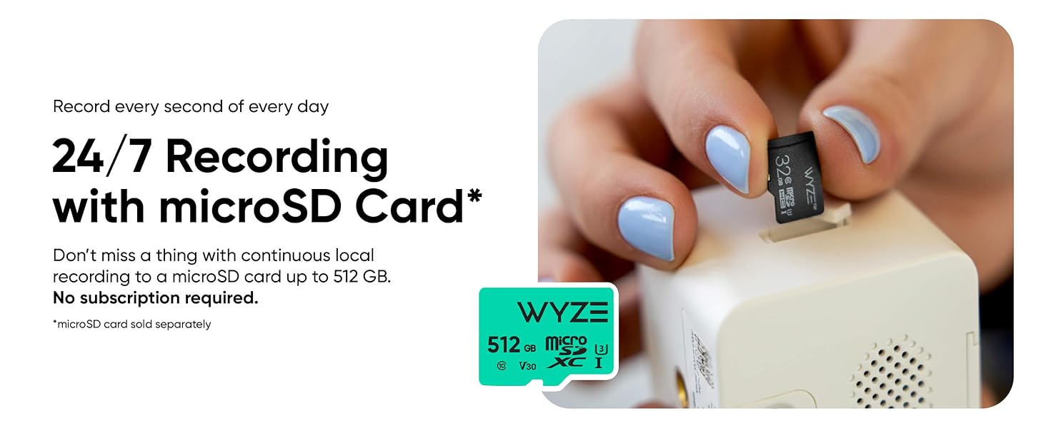 Wyze Window Cam microSD