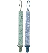 Nuby Pacifinder Baby Pacifier Clip - (2-Pack) - Pacifier Holder Clip with Convenient Hook Loop - ...