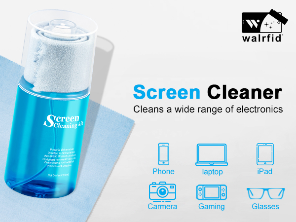 screen cleaner spray and wipe