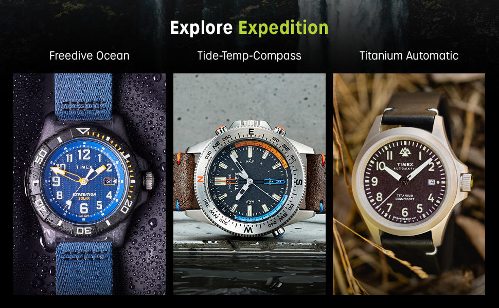 freedive ocean, tide temp compass, titanium