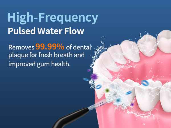 Water floss impact demonstration