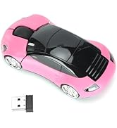 Cordless Sports Car Shaped Mouse - Wireless with USB Receiver, Optical Positioning, Smart Power S...