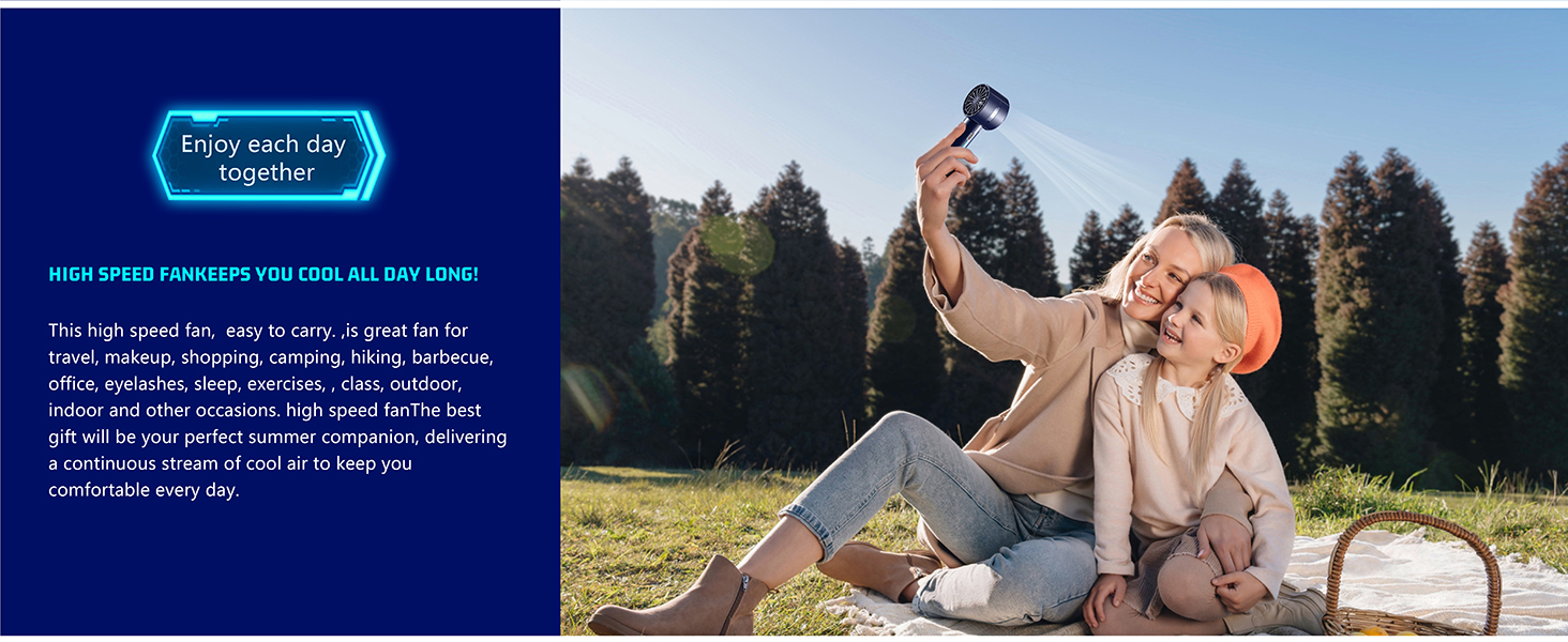 Handheld Portable High-Speed Mini Fan