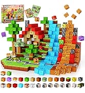 Magnetic Blocks - 100PCS Magnetic Building Blocks, Stacking Magnets for Kids, STEM Learning for K...