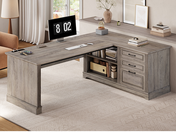desk with drawers