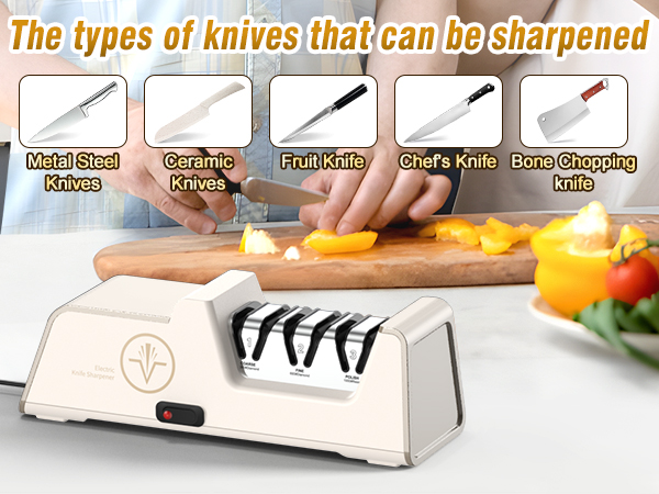 Electric knife sharpener