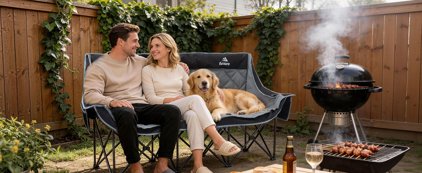 Folding Camping Loveseat