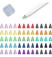 AmberVec 60 Pack Tip Cover for Apple Pencil 2nd Generation and 1st Generation, Comaptible with Ap...
