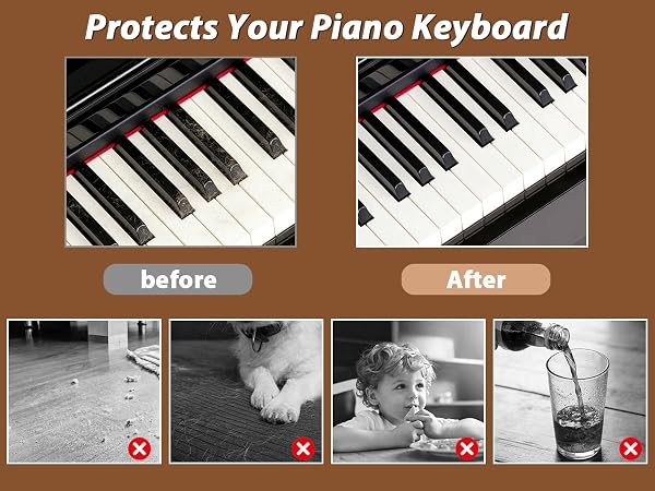 Piano Keyboard Dust Cover