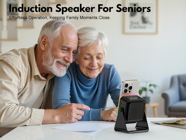 bluetooth speaker with phone stand