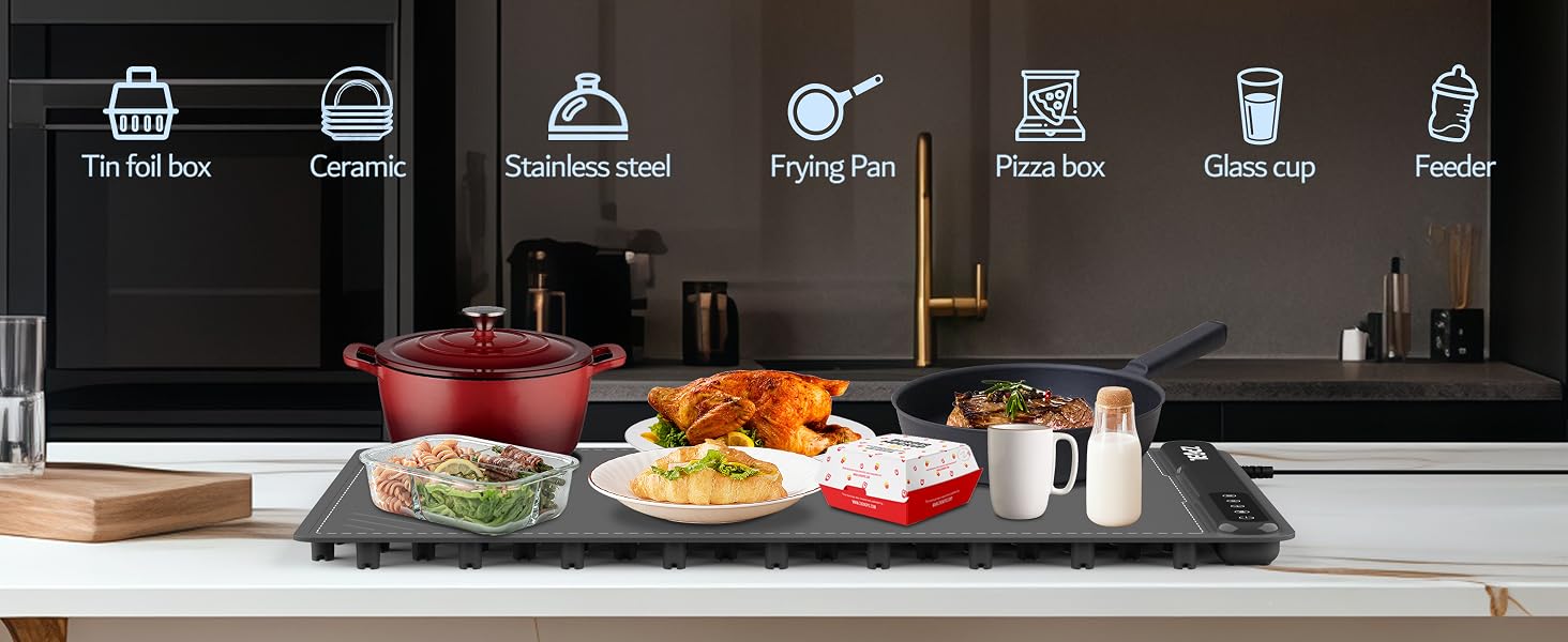 food warming mat for countertop