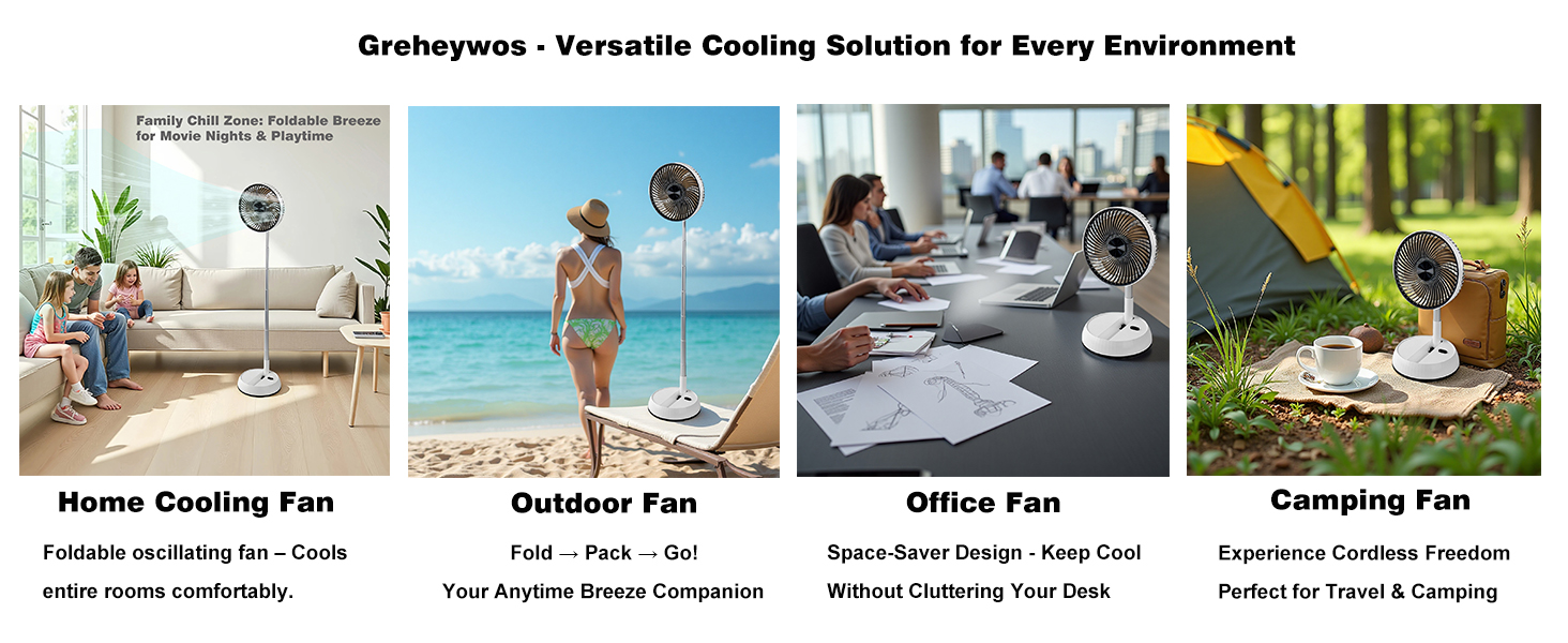 Greheywos folding fan