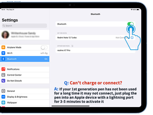 pencil charging adapter for apple