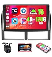 Realdio for Dodge RAM 1500 2500 3500 2013 2014 2015 2016 2017 2018 (Auto A/C) Radio Dash Kit with...