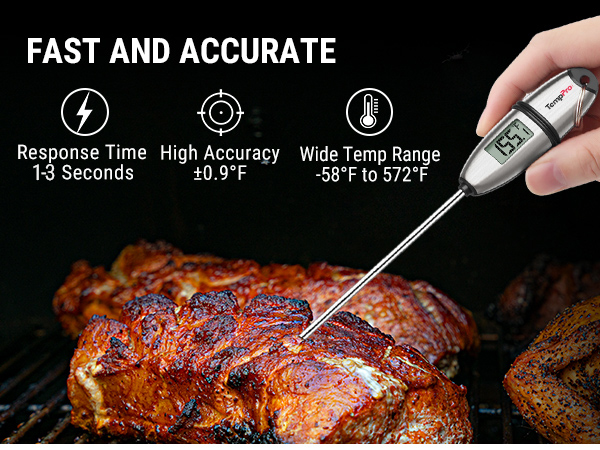 temperature probe thermoworks kitchen thermometer thermapen one digital food thermometer