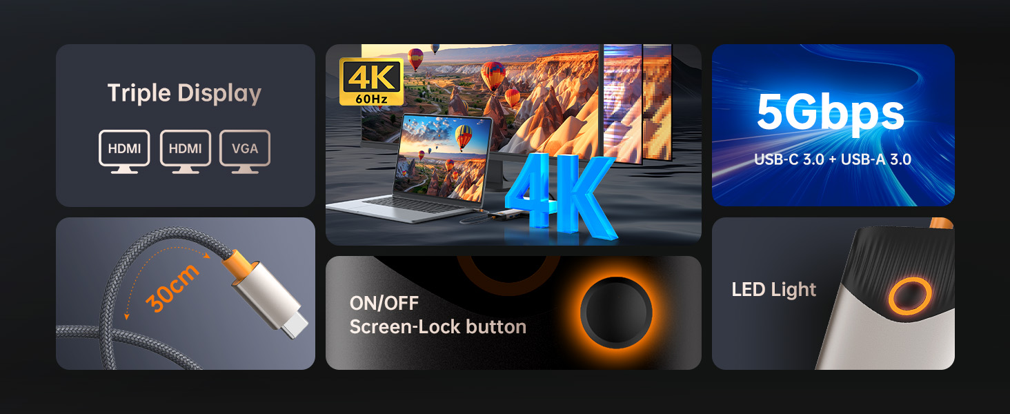 USB C Docking Station