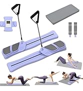 MILENTII Pilates Board for Home Workout, 7-in-1 Portable Pilates Reformer Machine with LED Timer,...