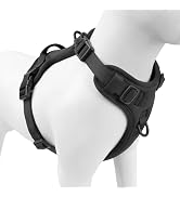 Sunraymascota No Pull Dog Harness, Puppy Vest with Front Clip for Small Medium Large Sized Dog(Bl...