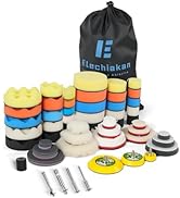 78PCS Drill Polishing Buffing Pads Kit with Buffer Polisher Attachment, 1/2/3 Inch Car Polishing ...