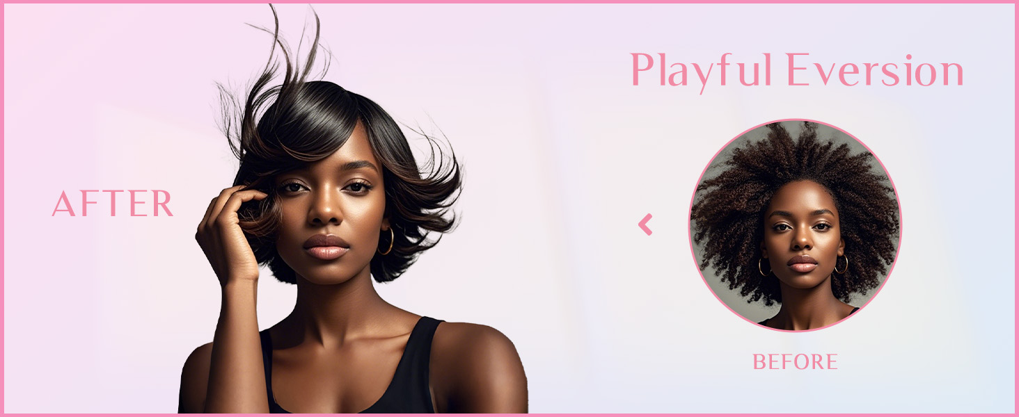 B071 hair straightener brush