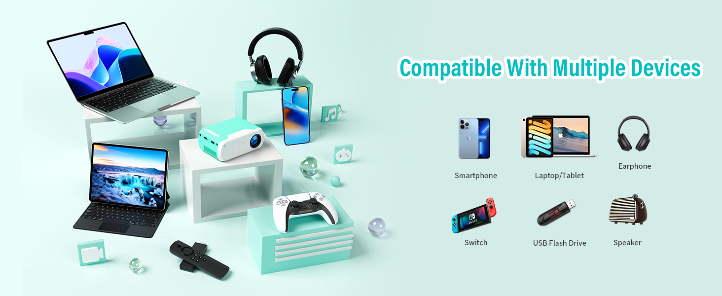 ksbaby wifi mini projector