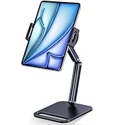 CreaDream Tablet Stand for iPad, Aluminum Tablet Holder with Heavy-Duty Base for Desk, Fully Adju...