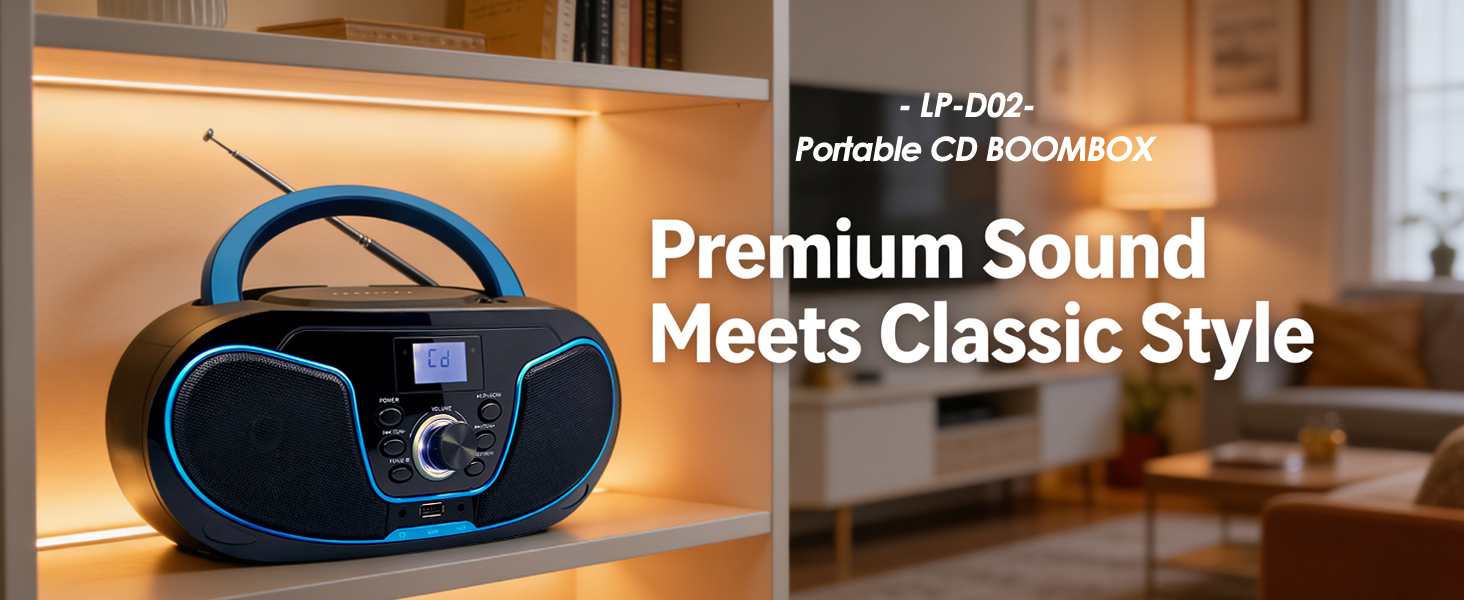 D02 portable cd player