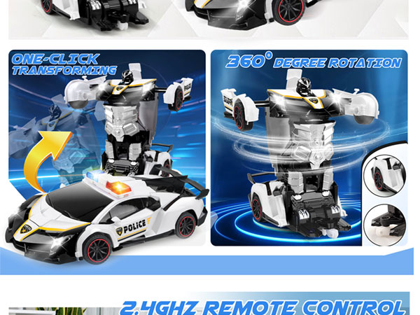 Transform Police RC Cars Toy