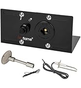 Skyflame Fire Pit Gas Burner Spark Ignition Kit - Including Push Button Igniter, 1/2 Straight Gas...