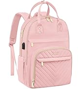 Laptop Backpack for Women Work Bag - 15.6 inch Travel Backpack with USB Charger Business Computer...