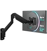 WALI Computer Monitor Wall Mount for 17 to 32 Inch Screens, Single Monitors Mount Holds up to 22l...