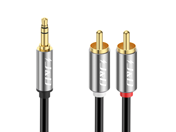 Alu Alloy 1/8-RCA Cable