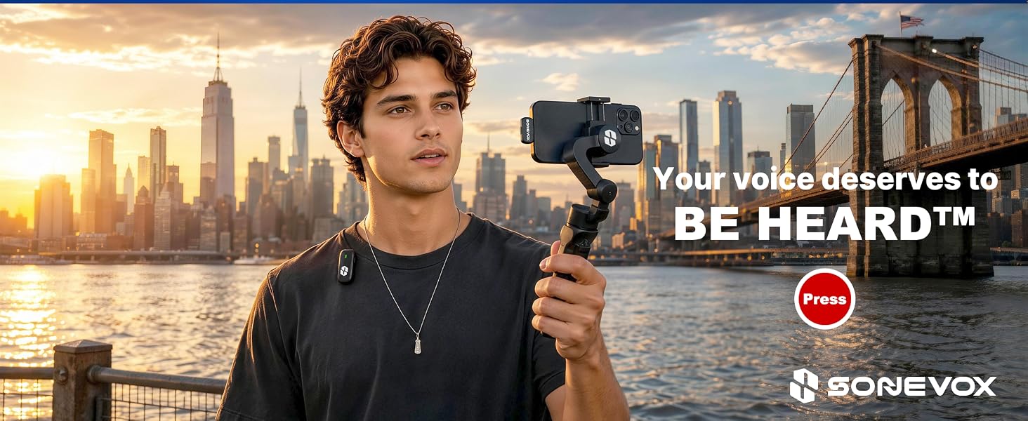 SONEVOX AirMic wireless mic helps first-time creators capture their voice and be heard anywhere