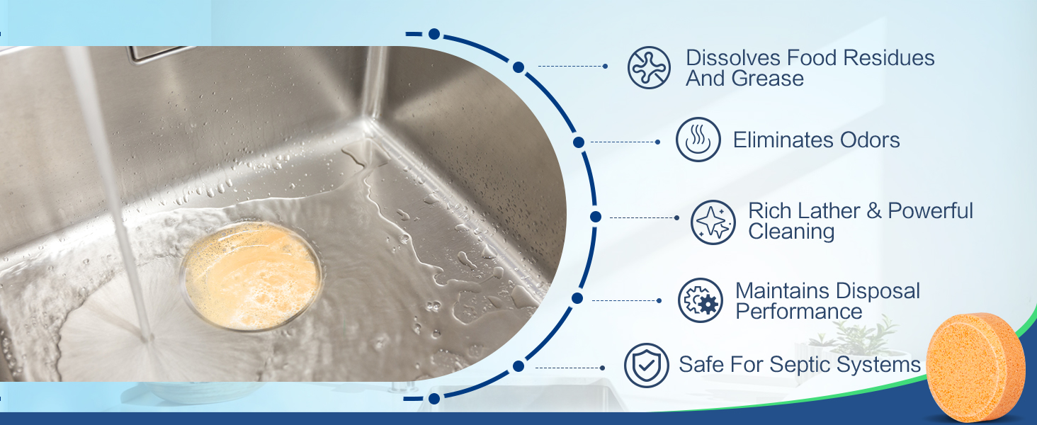garbage disposal cleaner,disposal cleaner,garbage disposal cleaner and deodorizer