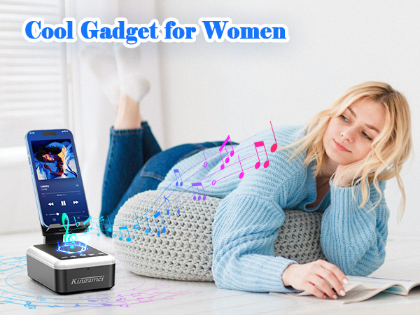 phone holder with speaker